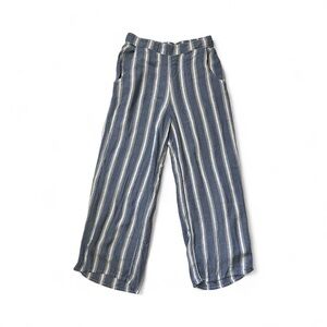 Hollister Boho Blue and White Striped Pants